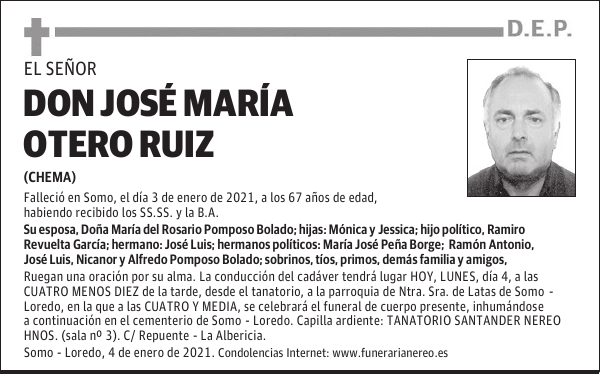 DON JOSÉ MARÍA OTERO RUIZ