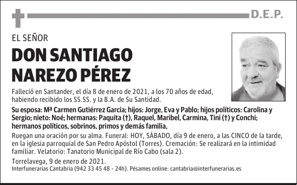 DON SANTIAGO NAREZO PÉREZ