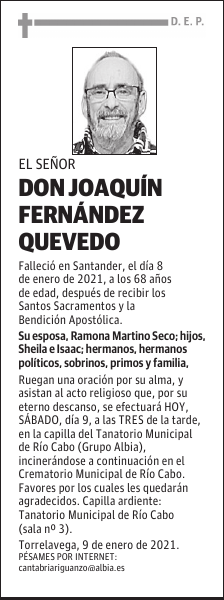 DON JOAQUÍN FERNÁNDEZ QUEVEDO