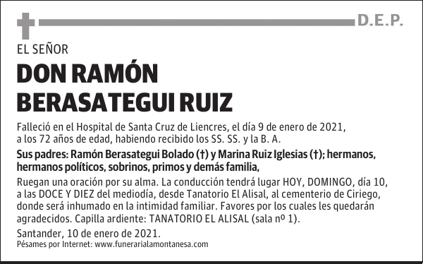 DON RAMÓN BERASATEGUI RUIZ