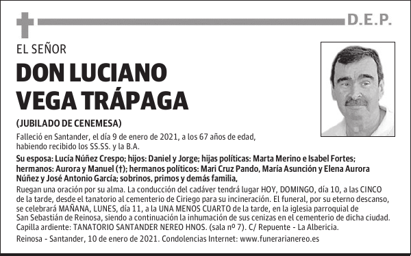 DON LUCIANO VEGA TRÁPAGA
