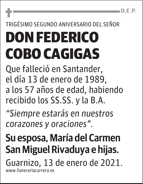 DON FEDERICO COBO CAGIGAS