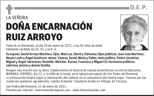Doña Encarnación Ruiz Arroyo