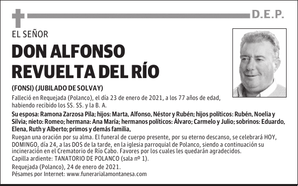 DON ALFONSO REVUELTA DEL RÍO