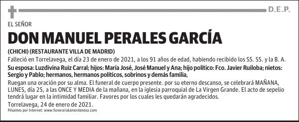 DON MANUEL PERALES GARCÍA