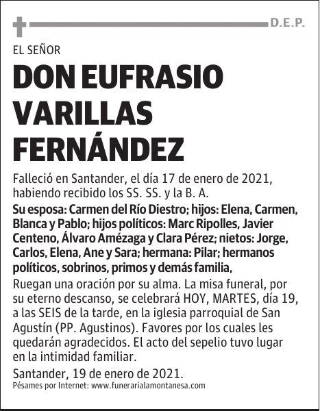 DON EUFRASIO VARILLAS FERNÁNDEZ