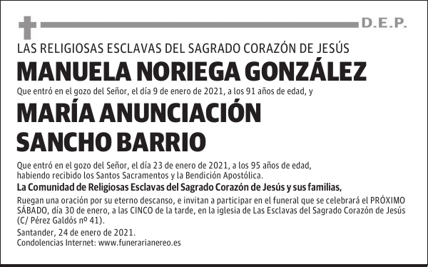 MARÍA ANUNCIACIÓN SANCHO BARRIO