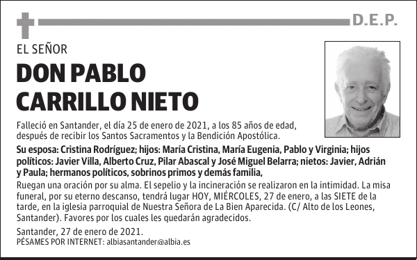 DON PABLO CARRILLO NIETO