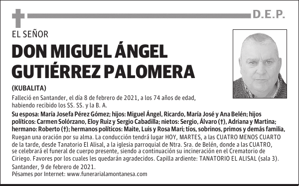 DON MIGUEL ÁNGEL GUTIÉRREZ PALOMERA