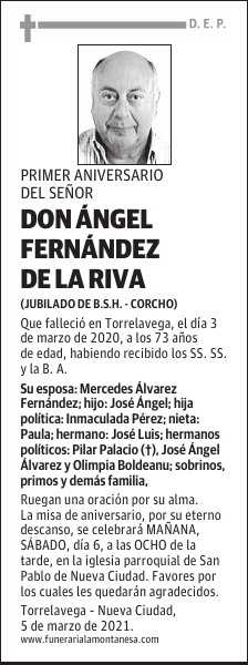 DON ÁNGEL FERNÁNDEZ DE LA RIVA
