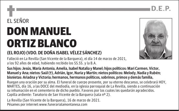 DON MANUEL ORTIZ BLANCO