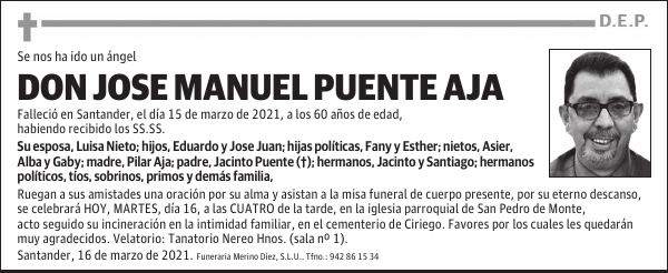 DON JOSE MANUEL PUENTE AJA
