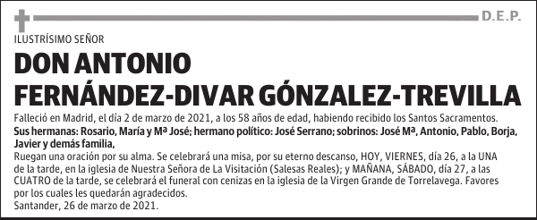 DON ANTONIO FERNÁNDEZ-DIVAR GÓNZALEZ-TREVILLA