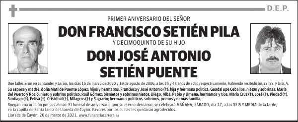 DON FRANCISCO SETIÉN PILA
