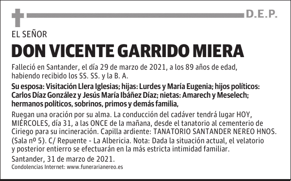 DON VICENTE GARRIDO MIERA