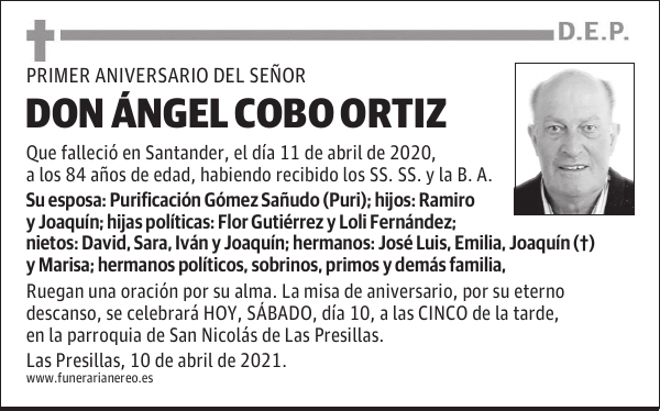 DON ÁNGEL COBO ORTIZ