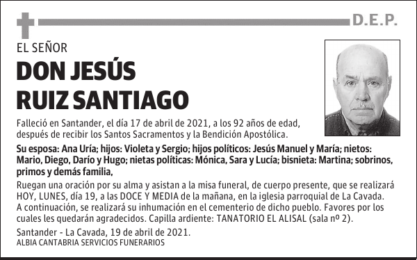 DON JESÚS RUIZ SANTIAGO