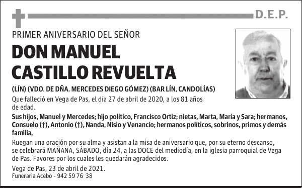 DON MANUEL CASTILLO REVUELTA