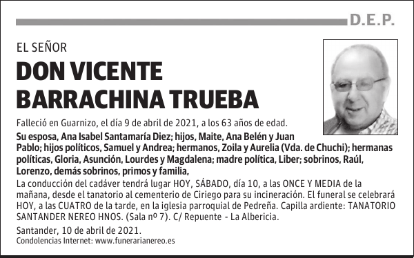 DON VICENTE BARRACHINA TRUEBA