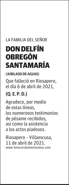 DON DELFÍN OBREGÓN SANTAMARÍA