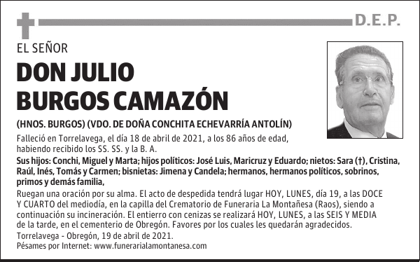 DON JULIO BURGOS CAMAZÓN