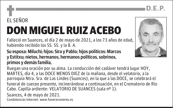 DON MIGUEL RUIZ ACEBO