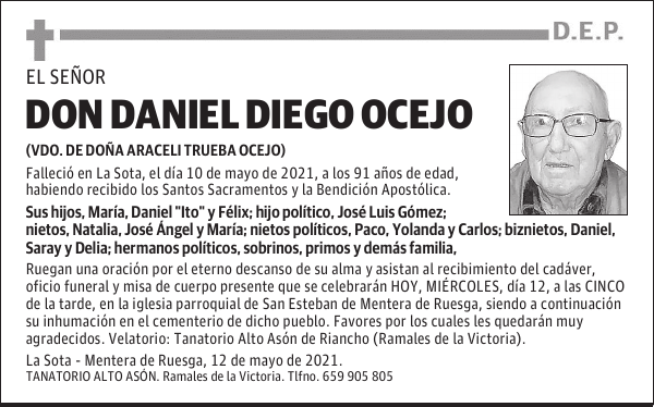 DON DANIEL DIEGO OCEJO