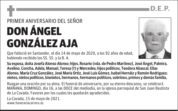 DON ÁNGEL GONZÁLEZ AJA