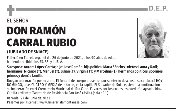 DON RAMÓN CARRAL RUBIO