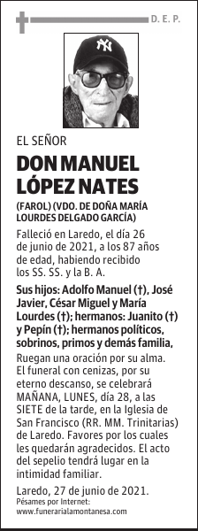 DON MANUEL LÓPEZ NATES