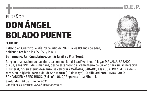 DON ÁNGEL BOLADO PUENTE