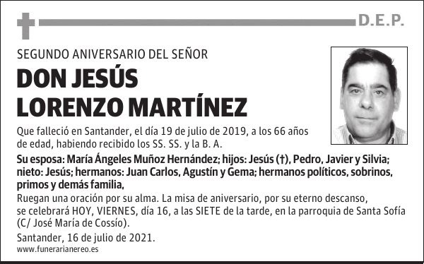 DON JESÚS LORENZO MARTÍNEZ