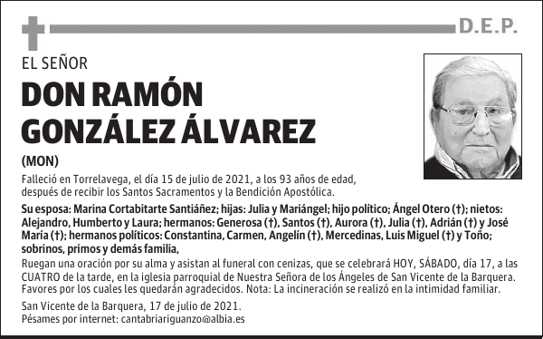 DON RAMÓN GONZÁLEZ ÁLVAREZ