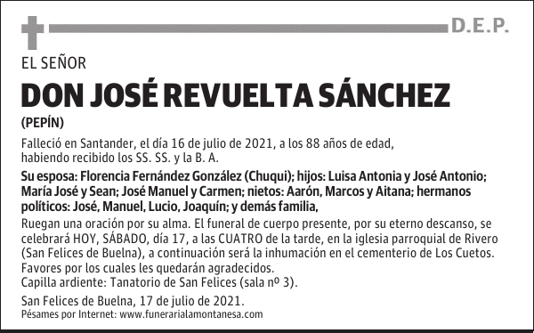 DON JOSÉ REVUELTA SÁNCHEZ