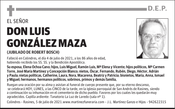 DON LUIS GONZÁLEZ MAZA