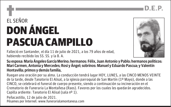DON ÁNGEL PASCUA CAMPILLO