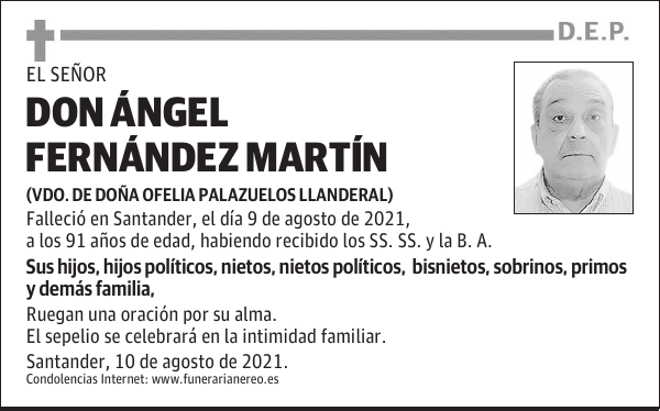 DON ÁNGEL FERNÁNDEZ MARTÍN