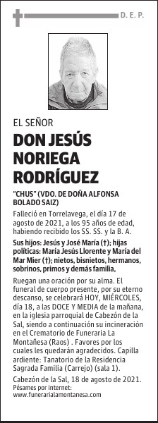 DON JESÚS NORIEGA RODRÍGUEZ