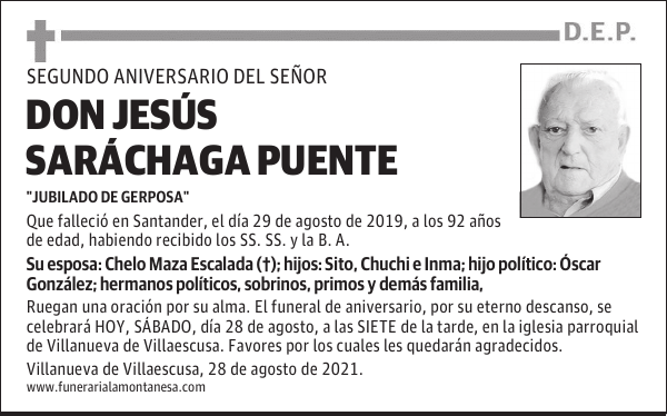 DON JESÚS SARÁCHAGA PUENTE
