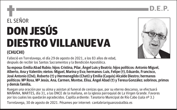 DON JESÚS DIESTRO VILLANUEVA