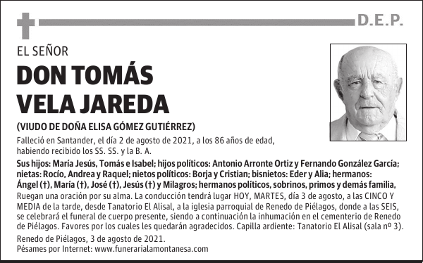 DON TOMÁS VELA JAREDA