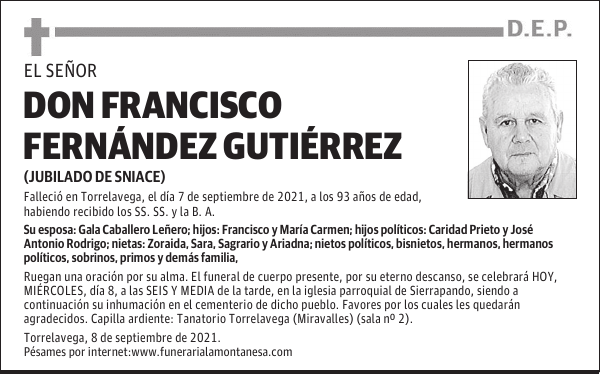 DON FRANCISCO FERNÁNDEZ GUTIÉRREZ