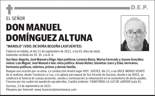 DON MANUEL DOMÍNGUEZ ALTUNA