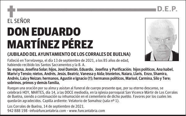 DON EDUARDO MARTÍNEZ PÉREZ