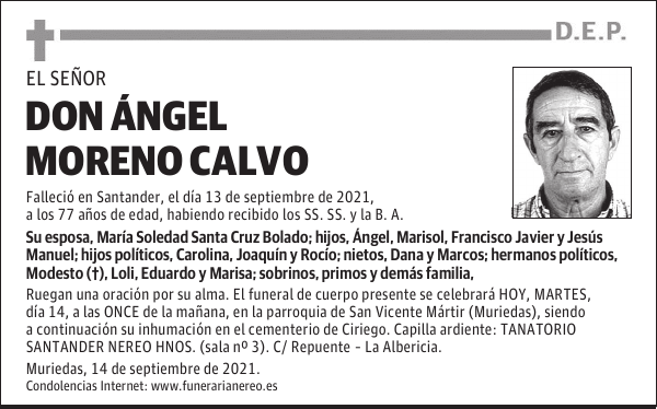 DON ÁNGEL MORENO CALVO