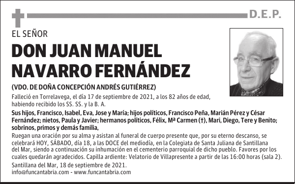 DON JUAN MANUEL NAVARRO FERNÁNDEZ