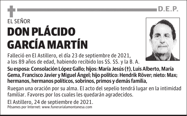 DON PLÁCIDO GARCÍA MARTÍN