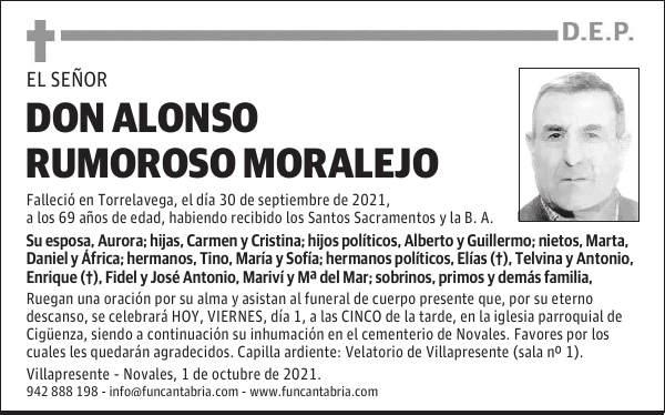 DON ALONSO RUMOROSO MORALEJO