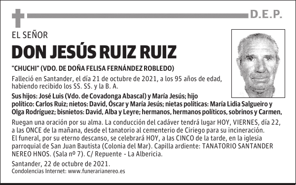 DON JESÚS RUIZ RUIZ