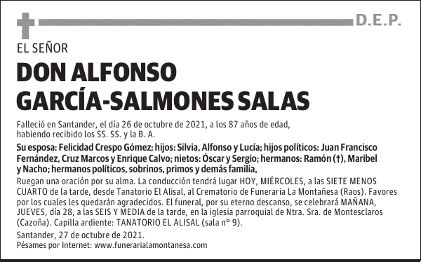 DON ALFONSO GARCÍA-SALMONES SALAS